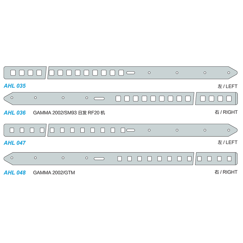 AHL 035 / AHL 036 GAMMA 2002/SM93 日發(fā)RF20機(jī)/AHL 047/AHL 048 GAMMA 2002/GTM