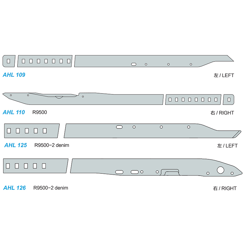 AHL 109 / AHL 110 R9500 / AHL 125 R9500-2 denim/AHL 126 R9500-2 denim