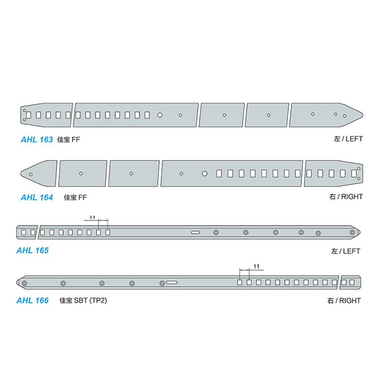 AHL 165 / AHL166 佳寶 SBT(TP2) / AHL 163 佳寶FF / AHL 164 佳寶FF